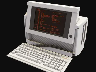 BM86 Portable PC Free 3D model