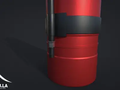 Fire Extinguisher 3D model 11