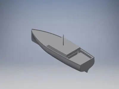 40 Foot Cruiser 3D model