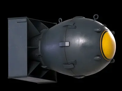Atomic Bomb Low-poly 3D model purchase
