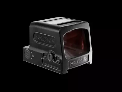 HE509T Red Dot Sight Low-poly 3D model