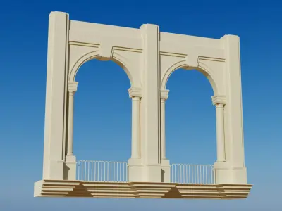 European Archway 3D model