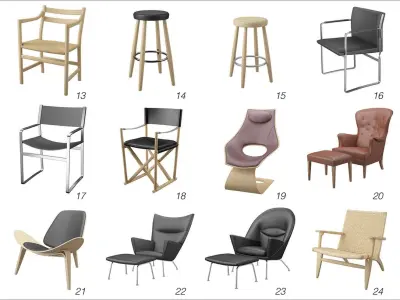 132 Models - Nordic Furniture 3D model