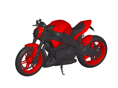 Buell XB12S   3D model