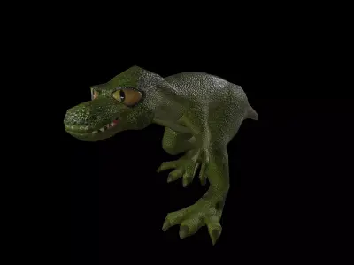 Dinosaur Tyrannosaurus Rex Low-poly 3D model