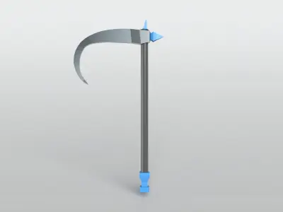 Lowpoly Sickle 002 Free low-poly 3D model