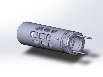 Suppressor Shield 3D model