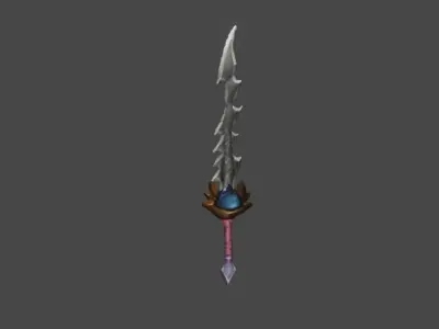 Zeloeman Sword A 40 Low-poly 3D model
