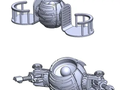 Snake Titan 28mm size 3D print model