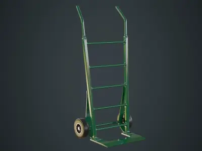 Hand Truck 2A Low-poly 3D model