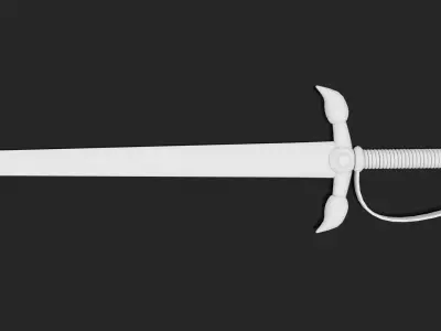 Sword Free low-poly 3D model 21