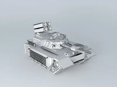 TURAN 1 tank Free 3D model