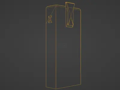 Stylized Flashlight PBR low-poly game ready Low-poly 3D model