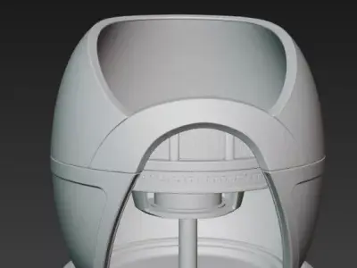 Aetheris  Futuristic Desktop Bio Purifier 3D print model