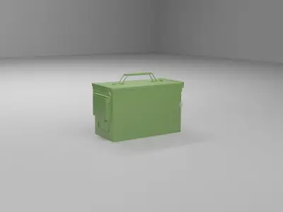 Grenade military Box for games and CG projects  Low-poly 3D model