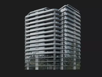 Helix Tower 3D model