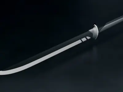 HAKUGEN DANMACHI BELL CRANEL knife Low-poly 3D model