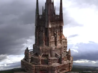 Arch Barons Tower 1  3D model
