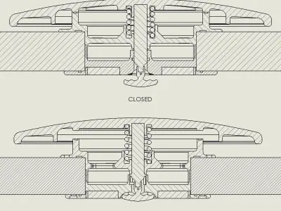 saareyacht 2 ceiling fan Free 3D model