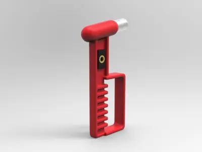 Emergency Exit Hammer Low-poly 3D model