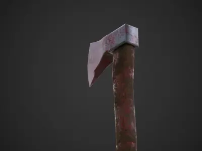 AXE weapon Low-poly 3D model