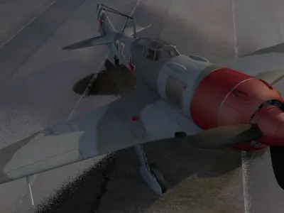 Lavochkin La-7 3D model by chipbasschao
