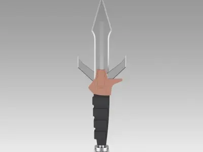 Star Trek Klingon DK Tahg Knife 3D model
