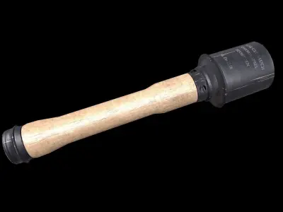 M24 Stick Grenade Free low-poly 3D model