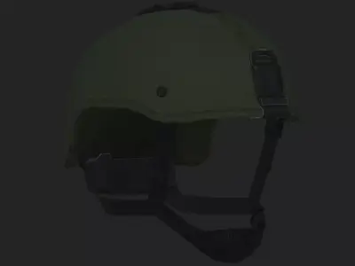MICH 2001 Low-poly 3D model
