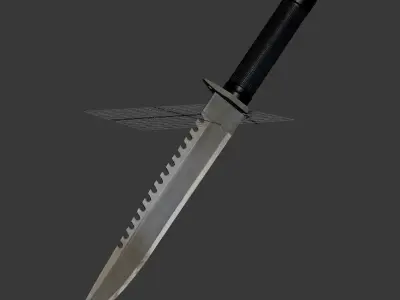Combat Knife 3D model