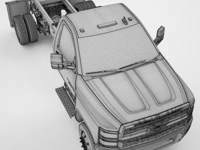2020 Chevrolet Silverado 6500HD Chassis 04 3D model
