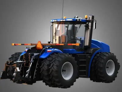 NH - T9 Articulated Tractor 3D model