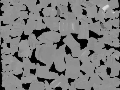 Orange Pistol 3D model purchase