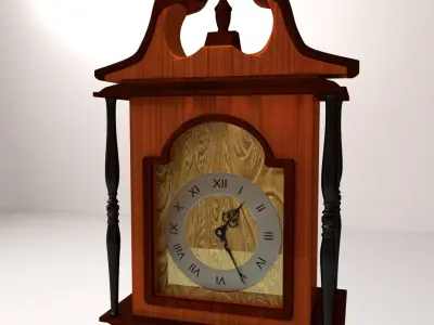 Grandfather Clock 3D model