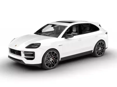 Porsche Cayenne S E-Hybrid Black Edition 2025 3d model 3D model