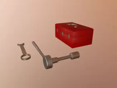 garage Tool Low-poly 3D model
