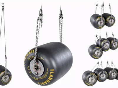 Fuel Blivet Low-poly 3D model