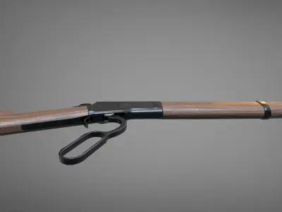 Winchester 1892  Low-poly 3D model