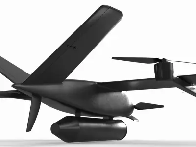  Tactical Reconnaissance Drone Aircraft Black 