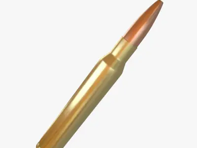 Cartridge  7x64  2 3D model
