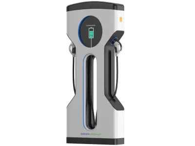 Two Detailed Electric Charger Machines 3D model