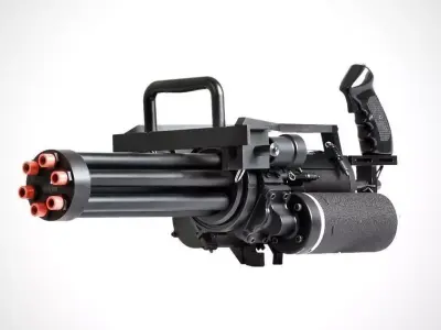 combat GUN Free 3D model