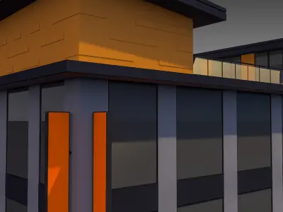 Commercial Building 005 3D model