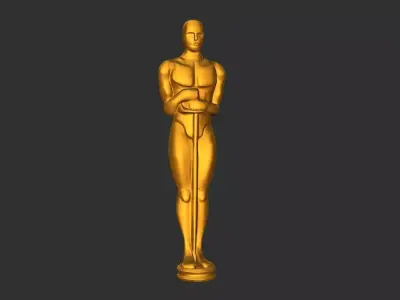 Oscar statue - home decor 3D print model