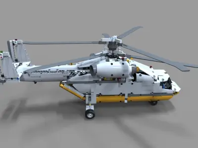 Lego Helicopter 3D model buy