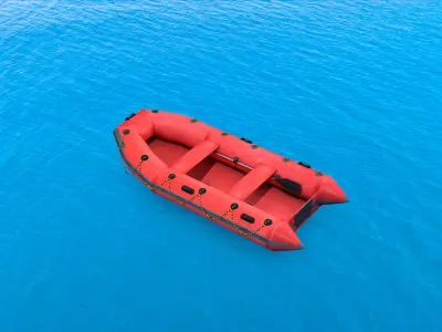 Lifeboat Inflate 3D model
