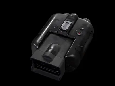 Binocular night vision binoculars Low-poly 3D model