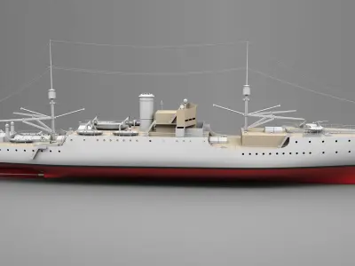 USS Vestal 3D model