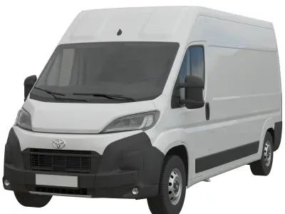 2024 Toyota Proace Max L3H2 Detailed interior 3D model