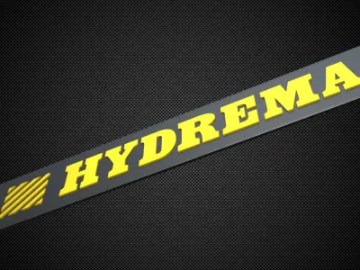 hydrema logo 3D model